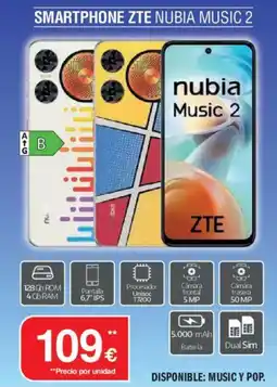 Milar Zte Smartphone nubia music 2 oferta