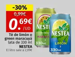 Maskom Supermercados Nestea Té de limón o green maracuyá oferta