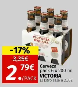 Maskom Supermercados Victoria Cerveza oferta