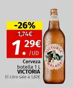 Maskom Supermercados Victoria Cerveza botella oferta