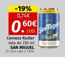 Maskom Supermercados San Miguel Cerveza Radler oferta