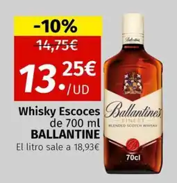 Maskom Supermercados Ballantine Whisky Escoces oferta