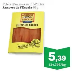Sorli Anxoves de l'Escala Filets d'anxova en oli d'oliva oferta