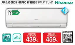Milar Hisense Aire acondicionado smart clima hisense oferta