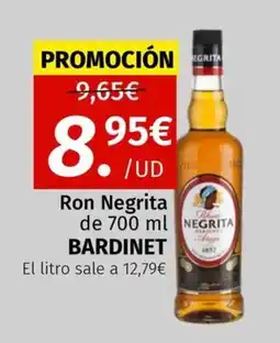 Maskom Supermercados Bardinet Ron Negrita oferta