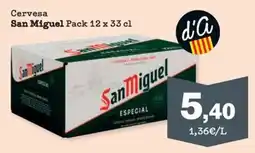 Sorli San Miguel Cervesa oferta