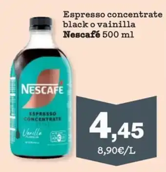 Sorli Nescafé Espresso concentrate black o vainilla oferta