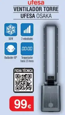 Milar Ufesa Ventilador torre osaka oferta