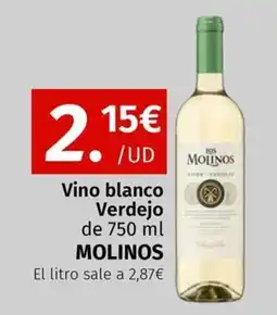 Maskom Supermercados Molinos Vino blanco Verdejo oferta