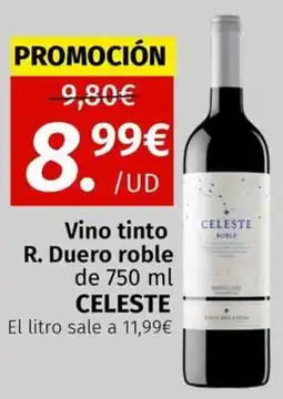 Maskom Supermercados Celeste Vino tinto R. Duero roble oferta