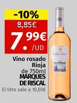 Maskom Supermercados Marques De Riscal Vino rosado Rioja oferta