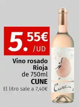 Maskom Supermercados Cune Vino rosado Rioja oferta