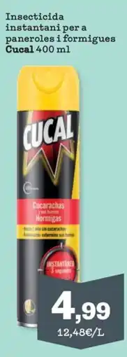 Sorli Cucal Insecticida instantani per a paneroles i formigues oferta