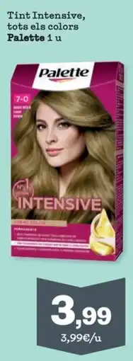 Sorli Palette Tint Intensive, tots els colors oferta