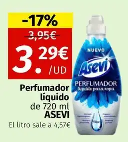 Maskom Supermercados Asevi Perfumador quido para ropa líquido oferta