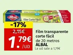 Maskom Supermercados Albal Film transparente corte fácil oferta