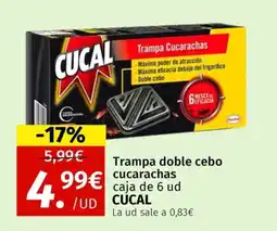 Maskom Supermercados Trampa doble cebo cucarachas oferta