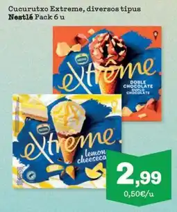 Sorli Nestlé Cucurutxo Extreme, diversos tipus oferta
