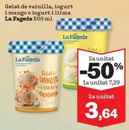 Sorli La Fageda Gelat de vainilla, iogurt i mango o iogurt illima oferta