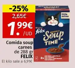 Maskom Supermercados Felix Comida soup carnes oferta