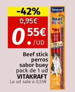 Maskom Supermercados Vitakraft Beef stick perros sabor buey oferta