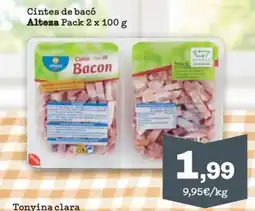 Sorli Alteza Cintes de bacó oferta