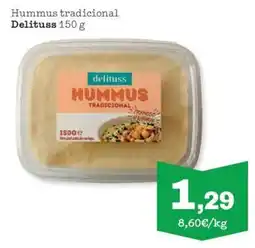 Sorli Delituss Hummus tradicional oferta