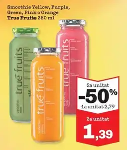 Sorli True Fruits Smoothie Yellow, Purple, Green, Pinko Orange oferta
