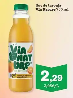 Sorli Via Nature Suc de taronja oferta