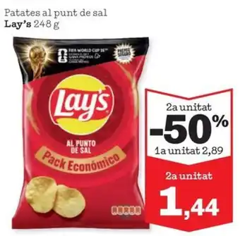 Sorli Lay's Patates al punt de sal oferta