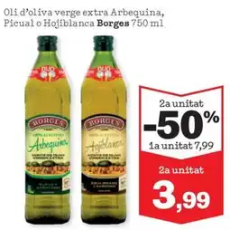 Sorli Borges Oli d'oliva verge extra Arbequina, Picual o Hojiblanca oferta