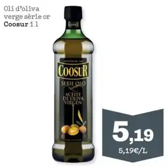 Sorli Coosur Oli d'oliva verge sèrie or oferta