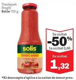 Sorli Solis Tomàquet fregit oferta