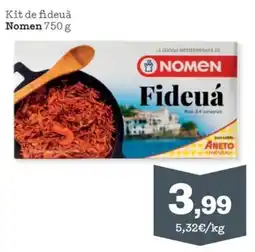 Sorli Nomen Kit de fideuà oferta
