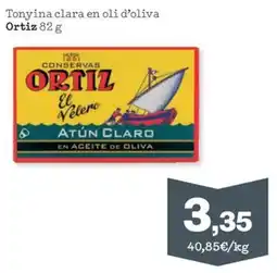Sorli Ortiz Tonyina clara en oli d'oliva oferta