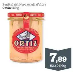 Sorli Ortiz Bonítol del Nord en oli d'oliva oferta