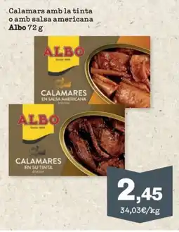 Sorli Albo Calamars amb la tinta o amb salsa americana oferta
