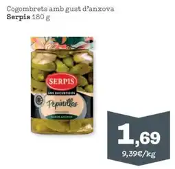 Sorli Serpis Cogombrets amb gust d'anxova oferta