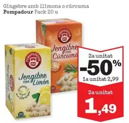 Sorli Pompadour Gingebre amb llimona o cúrcuma oferta