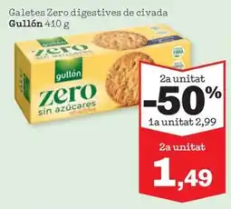 Sorli Gullón Galetes Zero digestives de civada oferta