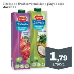 Sorli Juver Nèctar de fruites vermelles o pinya i coco oferta