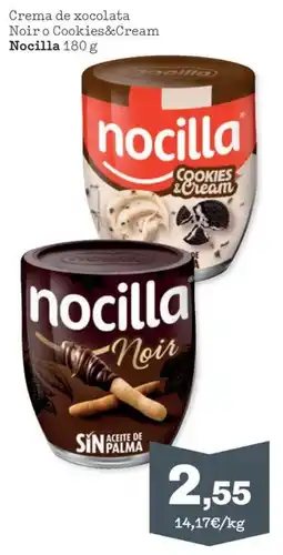 Sorli Nocilla Crema de xocolata Noir o Cookies&Cream oferta
