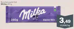 Sorli Milka Xocolata amb llet oferta