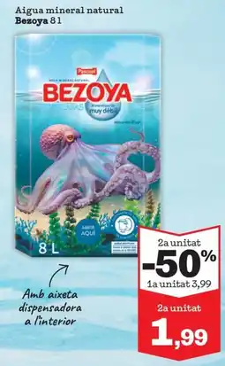 Sorli Bezoya Aigua mineral natural oferta