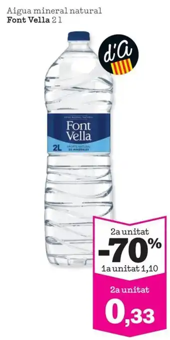 Sorli Font Vella Aigua mineral natural oferta