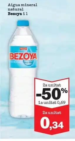 Sorli Bezoya Aigua mineral natural oferta