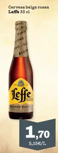 Sorli Leffe Cervesa belga rossa oferta