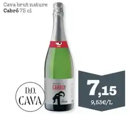 Sorli Cabró Cava brut nature oferta