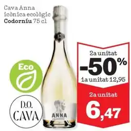 Sorli Codorníu Cava Anna icònica ecològic oferta