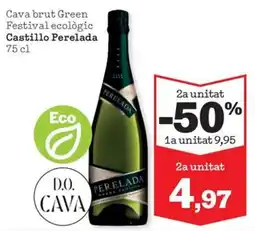 Sorli Castillo Perelada Cava brut Green Festival ecològic oferta
